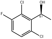 (S)-1-(2,6-Dichloro-3-fluorophenyl)ethanol Struktur