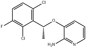 3-[[(1R)-1-(2,6-二氯-3-氟苯基)乙基]氧基]吡啶-2-胺 结构式