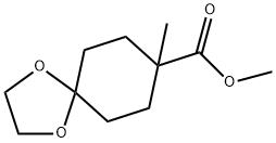Methyl 8-Methyl-1,4-dioxaspiro[4.5]decane-8-carboxylate Structure