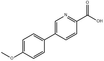 5-(2-Trifluoromethoxyphenyl)-picolinic acid Structure