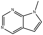 7H-Pyrrolo[2,3-d]pyrimidine, 7-methyl- (9CI) Structure
