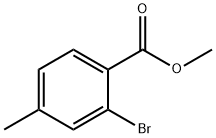 METHYL 2-BROMO-4-METHYLBENZOATE Structure