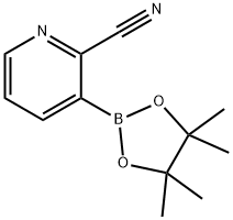 2-氰吡啶-3-硼酸频哪酯, 878194-93-5, 结构式