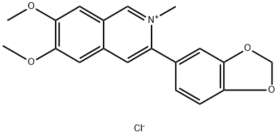 N-methyl-3-(3,4-(methylenedioxy)phenyl)-6,7-dimethoxyisoquinoline Structure