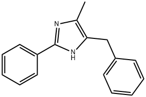 5-苄基-4-甲基-2-苯基咪唑 结构式