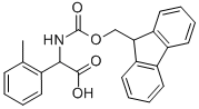 FMOC-DL-(2-メチルフェニル)グリシン 化学構造式