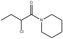 Piperidine, 1-(2-chloro-1-oxobutyl)- (9CI) Structure
