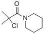 Piperidine, 1-(2-chloro-2-methyl-1-oxopropyl)- (9CI) Structure
