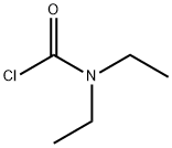 ジエチルカルバミン酸 クロリド 化学構造式