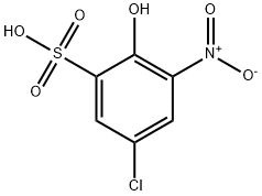 4-Chloro-2-nitrophenol-6-sulfonic acid Struktur