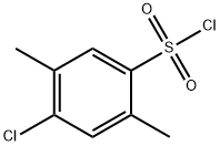 4-氯-2,5-二甲基苯磺酰基氯, 88-49-3, 结构式