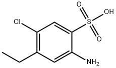 6-CHLORO-3-AMINOETHYLBENZENE-4-SULFONIC ACID Structure