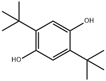 2,5-ジ-tert-ブチルヒドロキノン 化学構造式