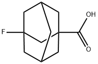 3-氟金刚烷-1-羧酸, 880-50-2, 结构式