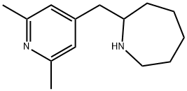 2-[(2,6-DIMETHYL-4-PYRIDINYL)METHYL]HEXAHYDRO-1H-AZEPINE Structure