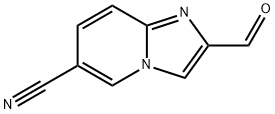 6-氰基咪唑[1,2-A]吡啶-2-甲醛 结构式