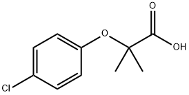 对氯苯氧异丁酸 结构式