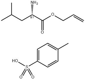 4-トルエンスルホン酸L-ロイシンアリルエステル塩 化学構造式