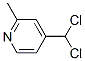 Pyridine, 4-(dichloromethyl)-2-methyl- (9CI) Structure