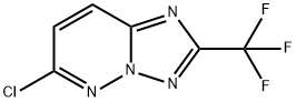 6-CHLORO-2-(TRIFLUOROMETHYL)- [1,2,4]TRIAZOLO[1,5-B]PYRIDAZINE Structure