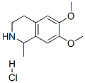 6,7-DIMETHOXY-1-METHYL-1,2,3,4-TETRAHYDROISOQUINOLINE HYDROCHLORIDE Struktur