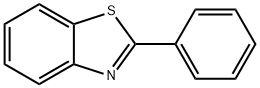 2-苯基苯并噻唑, 883-93-2, 结构式