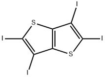 2,3,5,6-Tetraiodo-thieno[3,2-b]thiophene Structure