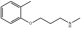 甲基[3-(2-甲基苯氧基)丙基]胺 结构式