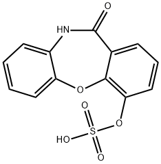 4-(Sulfooxy)dibenz[b,f][1,4]oxazepin-11(10H)-one Structure