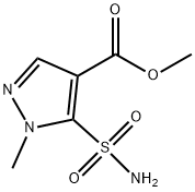 1-甲基-4-甲氧羰基吡唑-5-磺酰胺, 88398-83-8, 结构式