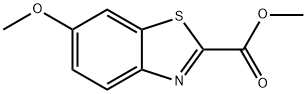 6-甲氧基-2-甲氧基羰基苯并噻唑 结构式