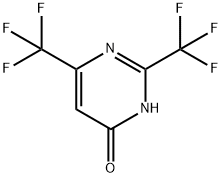 2,6-Bis(trifluoromethyl)-4-pyrimidinol Struktur