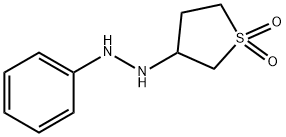 1-Phenyl-2-(tetrahydrothien-3-yl)hydrazine dioxide Struktur