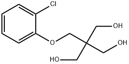 2-[(2-Chlorophenoxy)methyl]-2-(hydroxymethyl)-1,3-propanediol Struktur