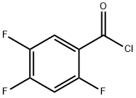 2,4,5-Trifluorobenzoyl chloride Struktur