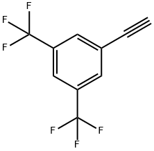 1-エチニル-3,5-ビス(トリフルオロメチル)ベンゼン 化学構造式