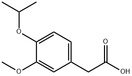 Benzeneacetic acid, 3-methoxy-4-(1-methylethoxy)-|2-(4-异丙氧基-3-甲氧基苯基)乙酸