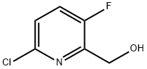 2-羟甲基-3-氟-6-氯吡啶, 884494-80-8, 结构式