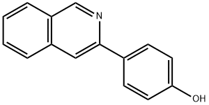 4-(异喹啉-3-基)苯酚, 884500-88-3, 结构式