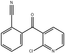 2-CHLORO-3-(2-CYANOBENZOYL)PYRIDINE Structure