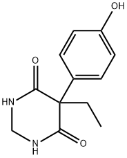 5-ethyl-5-(4-hydroxyphenyl)-1,3-diazinane-4,6-dione Structure
