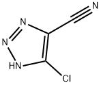 1H-1,2,3-Triazole-4-carbonitrile,5-chloro-(9CI) Structure