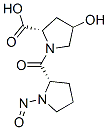 N-nitroso-prolyl-4-hydroxyproline Structure