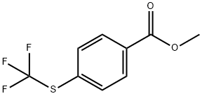 4-三氟甲硫基苯甲酸甲酯, 88489-60-5, 结构式