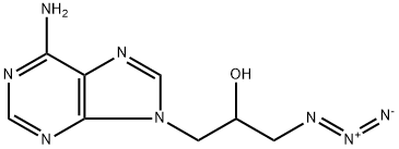 9-(3-azido-2-hydroxypropyl)adenine Structure