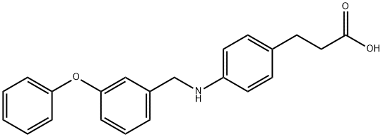 3-[4-(3-フェノキシベンジルアミノ)フェニル]プロパン酸