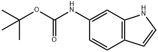 6-BOC-氨基-1H-吲哚, 885273-73-4, 结构式