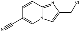 2-CHLOROMETHYL-IMIDAZO[1,2-A]PYRIDINE-6-CARBONITRILE Structure