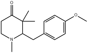2-(4-Methoxybenzyl)-1,3,3-triMethylpiperidin-4-one Structure
