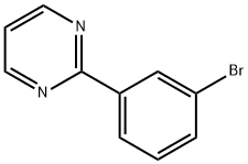 2-(3-溴苯基)嘧啶 结构式